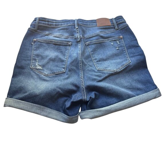 Judy Blue Cuffed Denim Shorts | Size 2XL | Tummy Control Plus Size - Picture 15 of 15